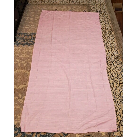 Pottery Barn Kids Outlet Silk Cotton Blend Curtain Panels 42x84 Baby Pink - Picture 1 of 10